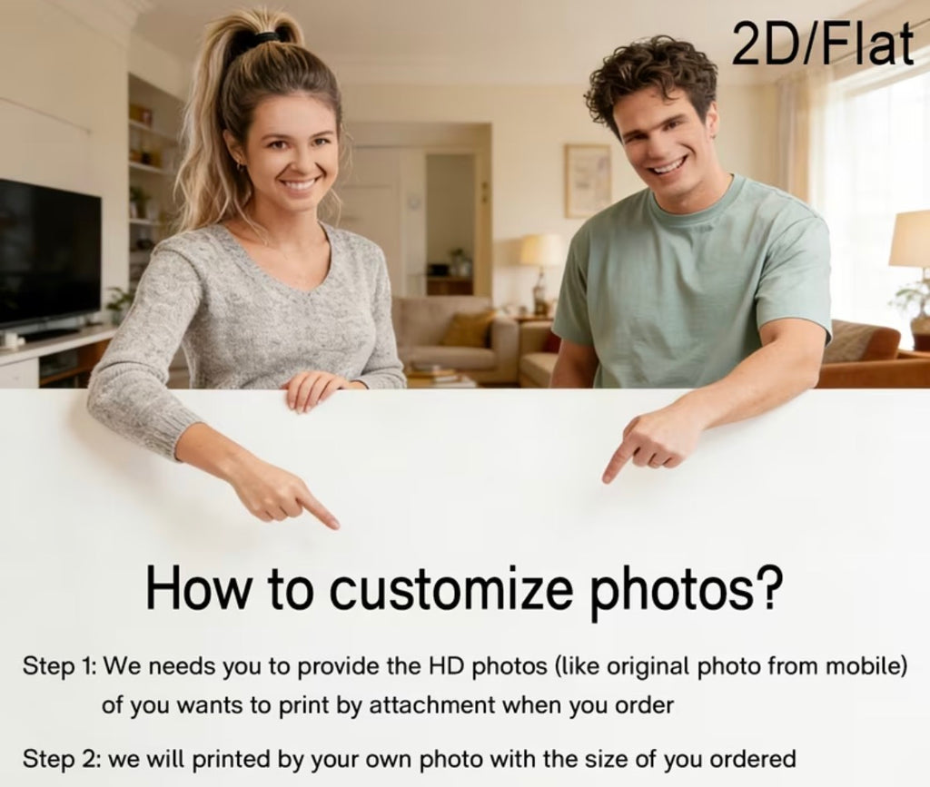 Custom Photo Canvas Print – Personalised Wall Art – 30×45cm (12×18")