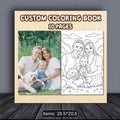 Custom Personalised Coloring Book – 10 Pages Made From Your Photos – Unique Gift For Kids & Adults