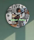 Custom Photo Wall Clock – Personalised With Your Picture – Unique Home Decor Gift