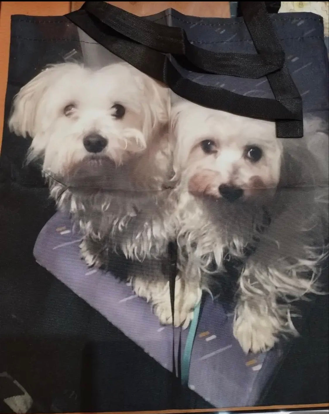 Custom Photo Tote Bag – Personalised With Your Picture – Reusable Shopping Bag Gift